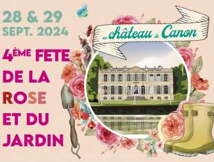 [Photo] visuel 3ème fête de la Rose et du Jardin du château de Canon