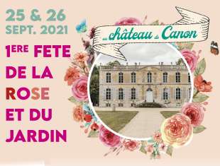 [Photo] visuel 1ere fête de la Rose et du Jardin du château de Canon